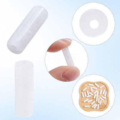 1 Strand Natural White Jade Beads Strands G-PA0002-23-1