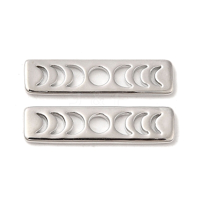 Brass Moon Phase Bar Links KK-H756-01P-1