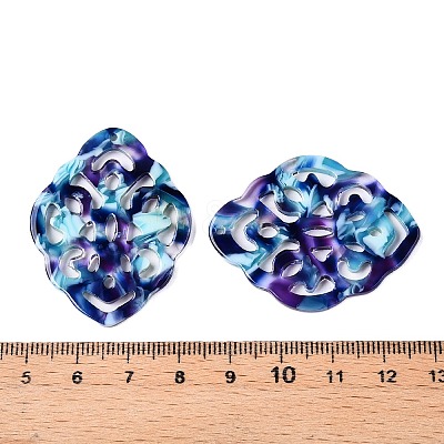 Cellulose Acetate(Resin) Pendants KY-ZX006-06B-1
