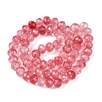 Transparent Glass Beads Strands GLAA-T023-8mm-A13-1