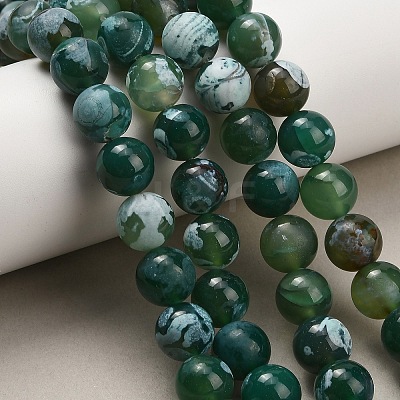Natural Fire Crackle Agate(Dyed & Heated) Beads Strands G-K425-A08-12mm-1