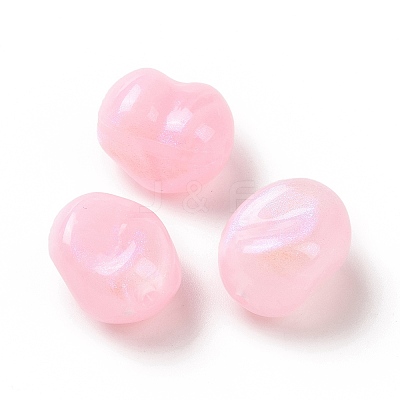 Opaque Acrylic Beads LS-OACR-E015-08E-1