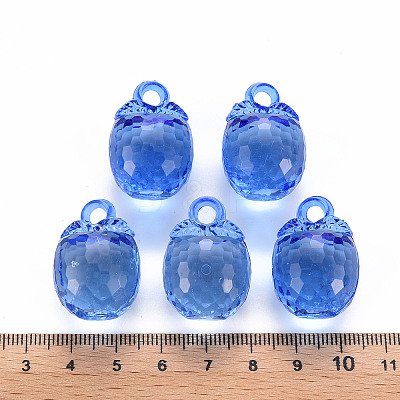 Autumn Theme Transparent Acrylic Pendants LS-TACR-T024-04B-940-1