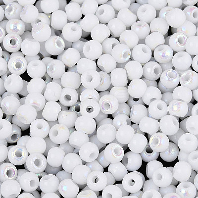 6/0 Half Plated Glass Beads SEED-N008-04H-1