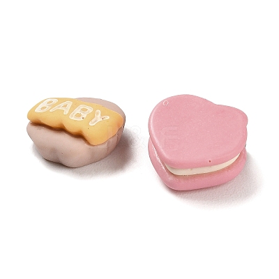 Opaque Resin Decoden Cabochons RESI-E052-02-1