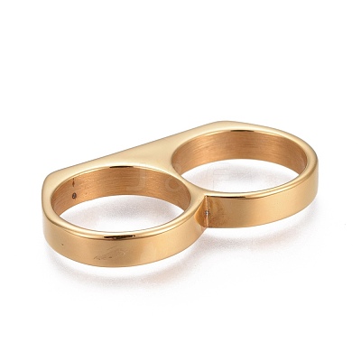 304 Stainless Steel Finger Rings RJEW-O032-13G-1