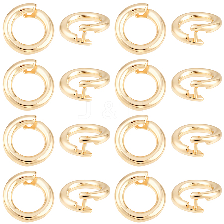 20Pcs Brass Open Jump Rings KK-BBC0023-10B-1