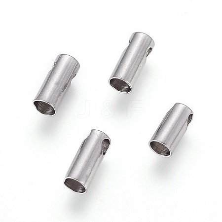 Tarnish Resistant 304 Stainless Steel Cord Ends STAS-K190-01D-P-1