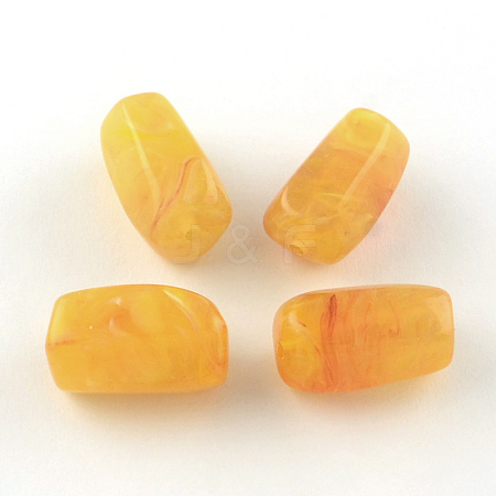 Column Imitation Gemstone Acrylic Beads OACR-R028A-13-1