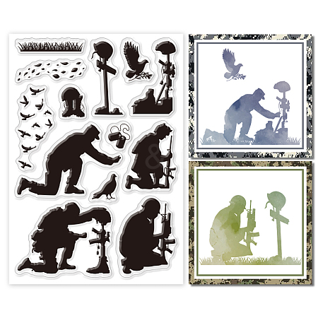 Custom PVC Plastic Clear Stamps DIY-WH0448-0565-1