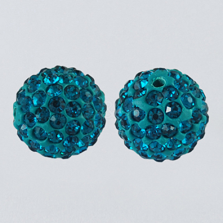 Pave Disco Ball Beads RB-A170-8mm-14-1