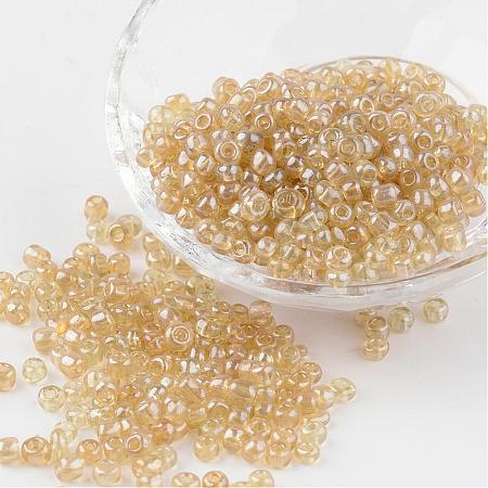 Round Glass Seed Beads X-SEED-A006-4mm-102-1