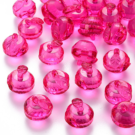 Transparent Acrylic Pendants TACR-T024-05B-906-1