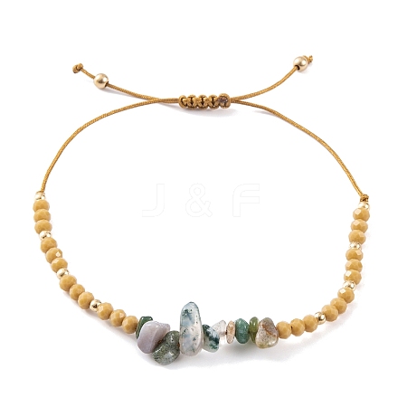 Natural Gemstones Adjustable Bracelets VY0463-6-1