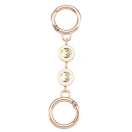 304 Stainless Steel Enamel Bag Extension Chains AJEW-TAC00018-1