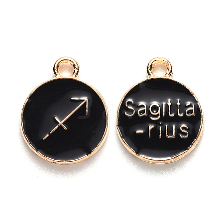 Alloy Enamel Pendants LS-ENAM-S124-01B-08F-1