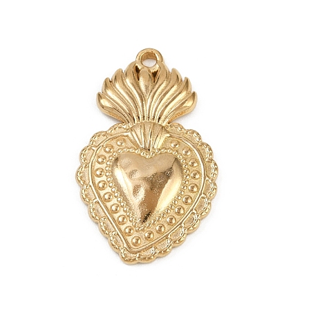304 Stainless Steel Pendants STAS-P390-02D-G-1