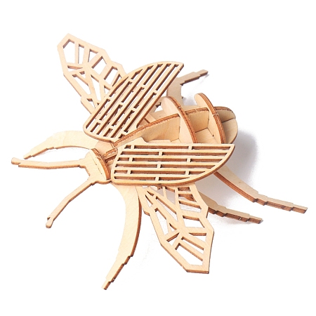 Insect 3D Wooden Puzzle Simulation Animal Assembly PW-WG12240-01-1