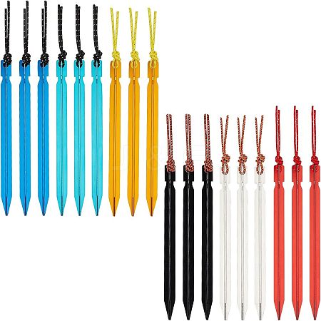 SUPERFINDINGS Aluminum Alloy Tent Stakes FIND-FH0001-72-1