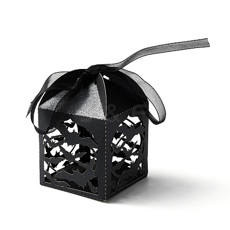 Rectangle Folding Hollow Paper Candy Boxes CBOX-WH0003-31B-1