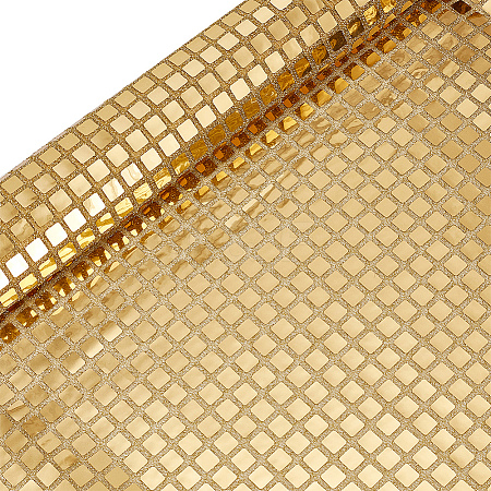 Polyester with Square Paillette Fabric AJEW-WH20070-286B-1