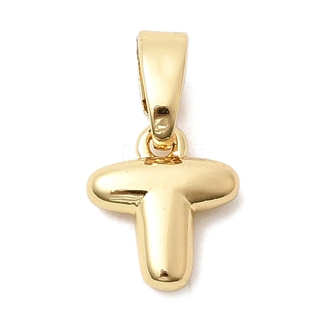 Brass Letter Charms KK-G554-22G-T-1