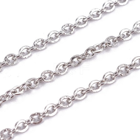 Tarnish Resistant 304 Stainless Steel Cable Chain STAS-I107-11P-1