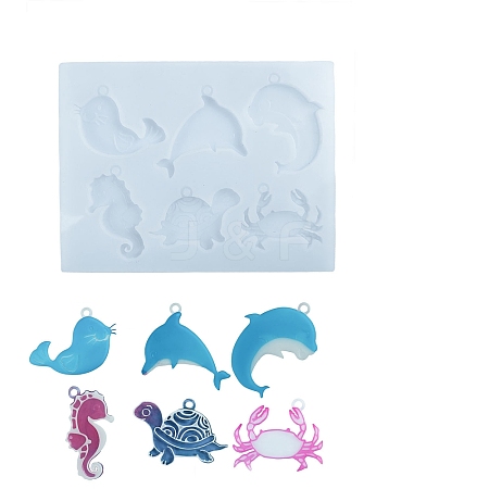 DIY Silhouette Silicone Pendant Molds LS-SIMO-D004-02B-1