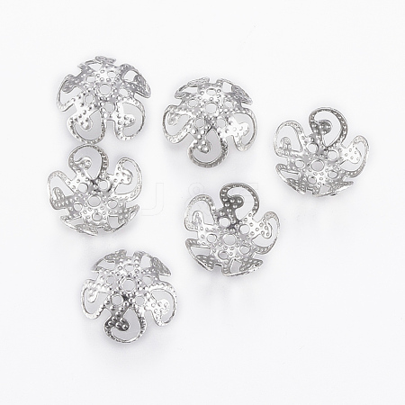Tarnish Resistant 304 Stainless Steel Bead Caps STAS-G161-16B-1