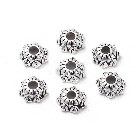 Tibetan Silver Bead Caps LS-AA220-1