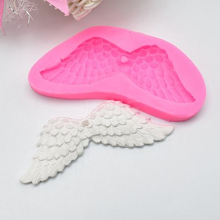 DIY Angel Wing Pendant Food Grade Silicone Molds WI-PW0001-015-1