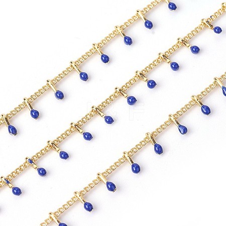 Handmade Enamel Beaded Chains X-CHC-P007-D03-1
