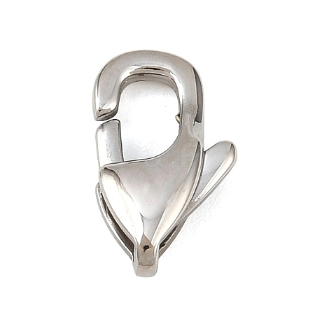 316 Stainless Steel Lobster Claw Clasps STAS-C154-02E-P-1