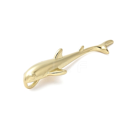 Brass Big Pendants KK-C089-04G-1
