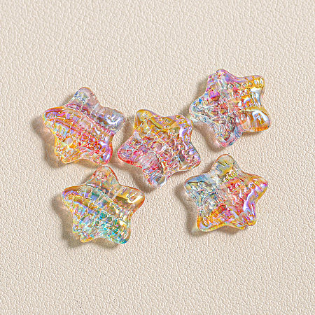 15Pcs Printed Resin Beads RESI-CJC0006-036L-1