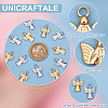 12Pcs 2 Colors Ion Plating(IP) 304 Stainless Steel Pendants STAS-UN0060-94-5