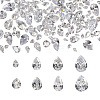 Yilisi 315Pcs 8 Style Teardrop-Shaped Cubic Zirconia Cabochons ZIRC-YS0001-02-2