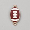 Zinc Alloy Enamel Sport Connector Charms FIND-CJC0437-009A-08-1
