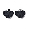 Spray Painted Alloy Pendants PALLOY-T077-118A-RS-1