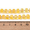 Heated Natural Citrine Beads Strands G-N327-08A-11-5