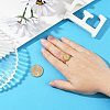 Stainless Steel Cuff Ring Findings X-PW-WG67428-11-2