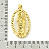 Brass Micro Pave Clear Cubic Zirconia Pendants KK-H472-42A-G-3