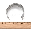 304 Stainless Steel Cuff Bangles BJEW-Z127-01P-3
