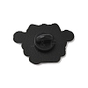 Black Alloy Brooches JEWB-M042-09C-2