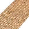 Electroplate Glass Beads Strands GL-CBAA615-01G-1