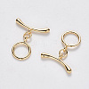Brass Toggle Clasps KK-T049-063G-NF-3
