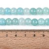 Baking Paint Crackle Glass Beads Strands GLAA-Q106-03A-15-4