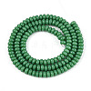 Opaque Spray Painted Glass Beads GLAA-ZX008-4mm-18C-2