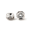 Brass Rhinestone Spacer Beads RB-A014-Z6mm-01S-NF-3
