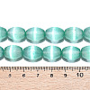 Dyed Natural Selenite Beads Strands G-T138-232E-4